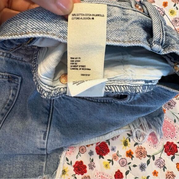 We The Free button fly denim distressed short - Picture 5 of 5